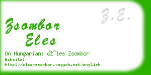 zsombor eles business card